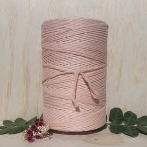 Pastel Coral Single Twist Macrame String- 3mm 1kg