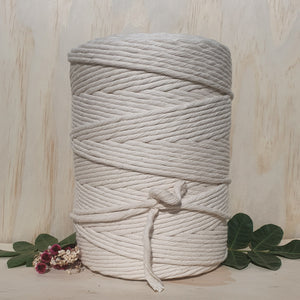 Natural Single Twist Macrame String- 5mm 2kg roll