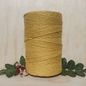 Mustard Single Twist Macrame String- 4mm 1kg