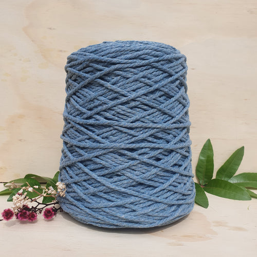 Storm Cotton Macrame Cord - 3mm 3ply twisted 1kg