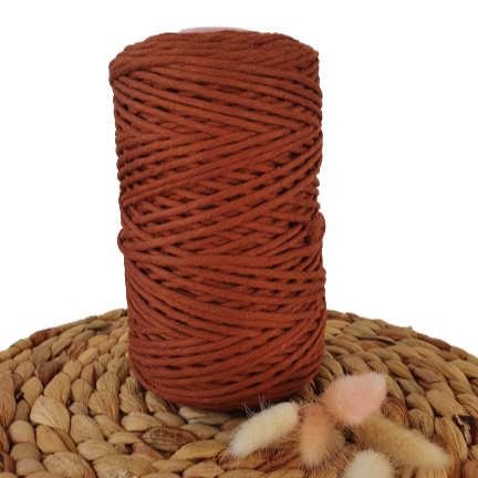 5mm Luxe Cotton - Rust