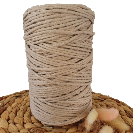 5mm Luxe Cotton - Pale Taupe