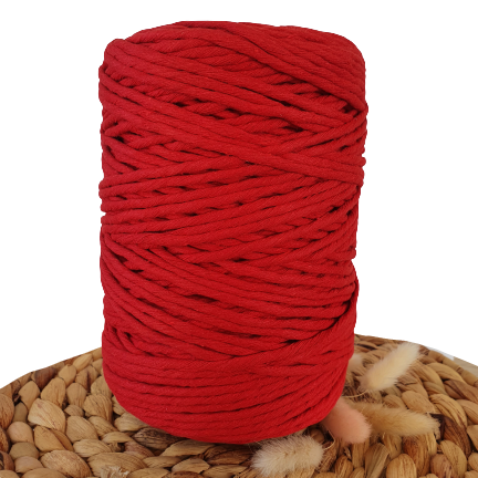 5mm Luxe Cotton - True Red