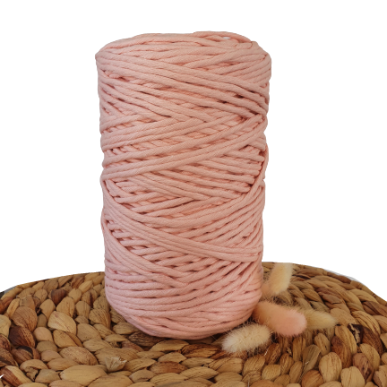 5mm Luxe Cotton - Salmon Pink