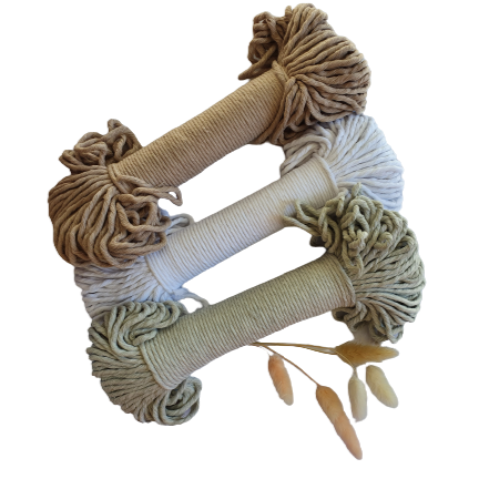 3mm Luxe Cotton - 200g bundles - assorted colours