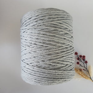 Cloud Grey Macrame Cord - Eco range 3mm single twist 1kg