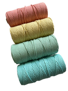 3mm 3ply Eco Minis - Recycled Cotton Cord