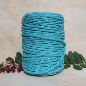 Mint Cotton Macrame Cord - 5mm 3ply twisted 1kg